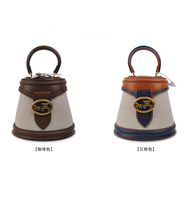 Petit sac seau de créateur pour femme, à porter à l'épaule, petit sac seau, logo personnalisé, sac bandoulière pas cher pour fille, sac à main portable