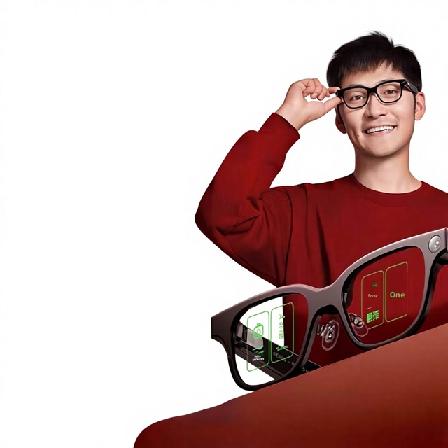 For AI Smart Glasses with Real-time Translation Photo Navigation & Prompter