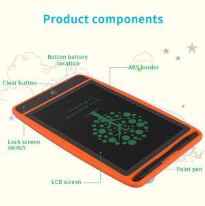 <span class=keywords><strong>Tablette</strong></span> d'écriture LCD pour enfants avec stylet - Planche à <span class=keywords><strong>dessin</strong></span> éducative en plastique pour enfants avec fonctions lumineuses - Product Image 2
