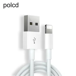 Polcd Dây Sạc USB 12W Cáp Đồng Bộ Truyền Dữ Liệu Cổng Lightning Sạc Nhanh 1M Cho Iphone