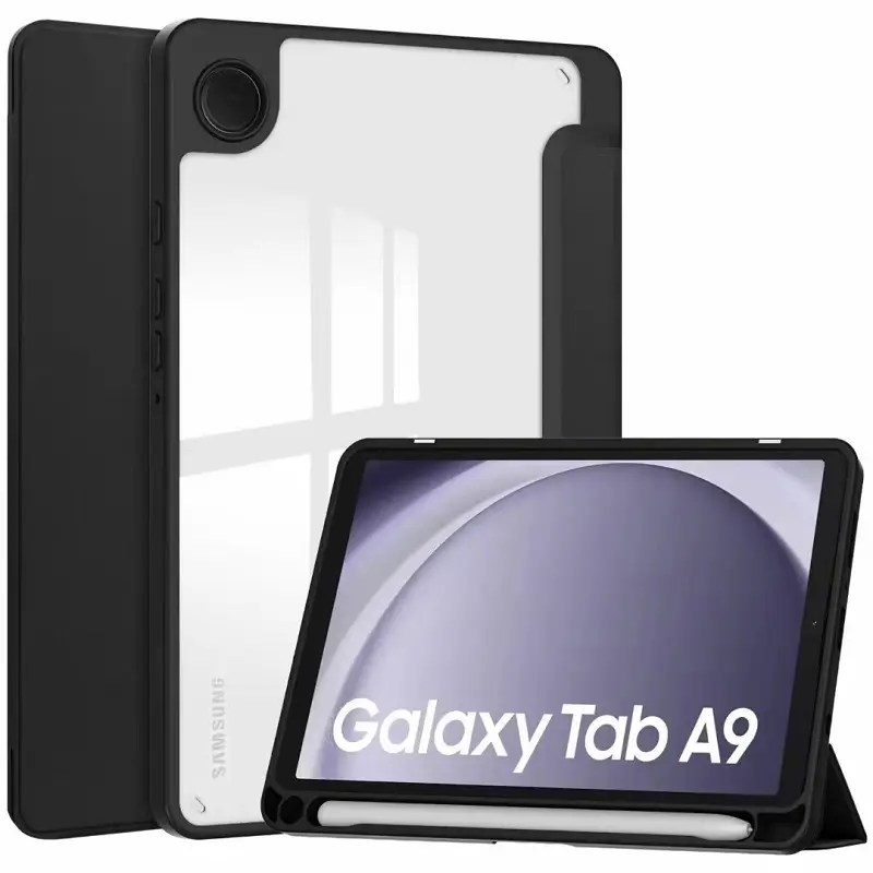 Étui intelligent pour tablette au design personnalisé en gros Couverture en cuir PU pour Samsung Galaxy Tab A9 8.7 pouces