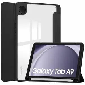 Étui intelligent pour tablette au design personnalisé en gros Couverture en cuir PU pour Samsung Galaxy Tab A9 8.7 pouces