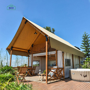 Lều Khách Sạn Khu Nghỉ Mát Gia Đình Ngoài Trời Lều Trại <span class=keywords><strong>Cabana</strong></span> Sang Trọng Khung Thép Chất Lượng Cao - Product Image 5