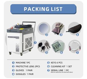 Limpieza láser portátil de bajo precio para la eliminación de óxido de pintura de madera máquina de limpieza láser de metal - Product Image 6