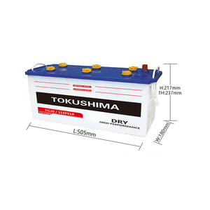 <span class=keywords><strong>Batería</strong></span> de <span class=keywords><strong>Coche</strong></span> de Plomo-Ácido Seca de 12V 120Ah TOKUSHIMA JIS N120 115F51R Nueva, <span class=keywords><strong>Batería</strong></span> de Arranque y Parada para Camiones - Product Image 4