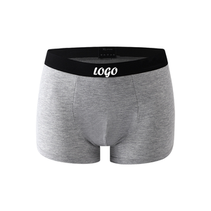 breathable colorful custom logo men's cotton underwear boxer briefs