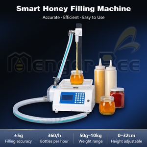 Smart <b>Honey</b> Glass <b>Jar</b> <b>Filling</b> <b>Machine</b> Semi Automatic Viscous Liquid Filler for <b>Honey</b> Ketchup Sauce 220V High Accuracy - Product Image 2