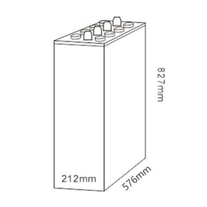 แบตเตอรี่ตะกั่วกรดแบบเจลชนิด Deep Cycle รุ่น Mhb OPzS-3000 ขนาด 2V 3000ah สำหรับระบบไฟฉุกเฉิน - Product Image 2