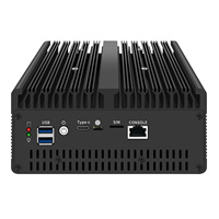 H14-1744NP-4L Lüfterloser Mini-PC Intel 12./13. Generation 4x LAN Netzwerkgerät Unterstützt DDR5 M.2 NVMe Soft-Router Edge-Gateway