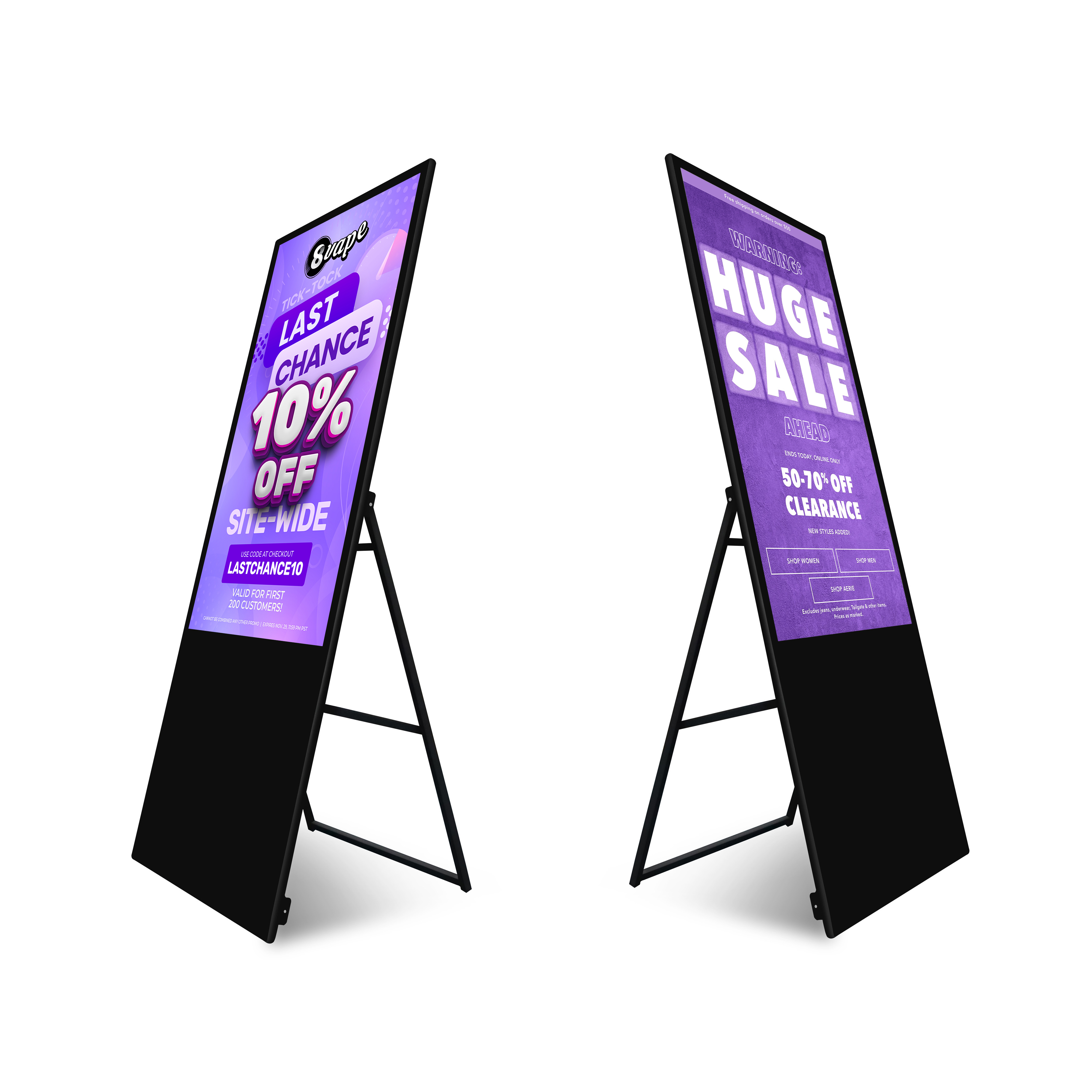 Portable LCD Display Digital Signage Player Digital Screen Advertising Screen Portable Lcd Advertising Screen Display Digital