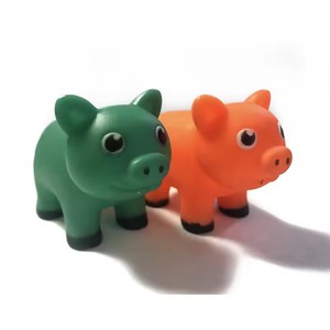Cerdo de goma flotante de PVC Animales lindos Cerdo de goma que <span class=keywords><strong>grita</strong></span> para la hora del baño del bebé - Product Image 3