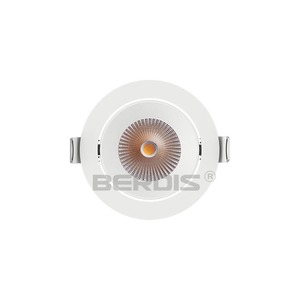 Berdis Bisel 75mm Recorte Redondo Reflector Profundo Antideslumbrante Led Foco COB Ajustable Delgado Radiador Luz de Techo para Carcasa - Product Image 2