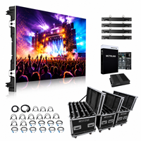 Pantalla LED de Alquiler para Exteriores P4 P3.91 P5 a Todo Color de 4m*3m, Instalación Rápida, Pantalla para Conciertos y Exposiciones, Video Wall LED de Alquiler