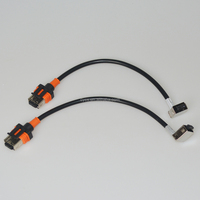 Pièces de véhicule, systèmes d'éclairage automobile, autres accessoires d'éclairage automobile, faisceau de câbles pour ampoule xénon D1 avec adaptateur de prise