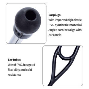 Estetoscopio de cardiología profesional de acero inoxidable con embalaje en caja de color en inglés, instrumento de clase II - Product Image 4