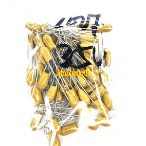 Hainayu 10UF 35V condensateur au tantale directement inséré <span class=keywords><strong>CA42</strong></span> 35V/106K condensateur 10% pied distance 2.54mm composants électroniques - Product Image 1