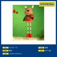 Reindeer Christmas Ornament Resin Cartoon Holiday Decoration Mixed Colors - Product Image 3