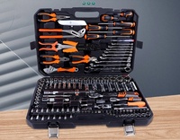 160 pièces Auto combinaison outil clé ensemble lot tête cliquet clé tournevis douille ensemble multifonction voiture réparation outil Kit