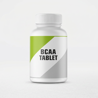 Tabletas de BCAA, Suplemento Dietético, 60 Tabletas, Apoyo al Crecimiento Muscular, Certificado GMP, Marca Privada Disponible, Para Todos los Adultos
