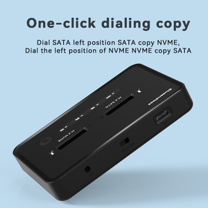 Blueendless dual Bay M2 NVMe SATA SSD Cloner สถานีเชื่อมต่อ M2 NVMe SATA SSD duplicator Cloner M2 SATA NGFF - Product Image 5