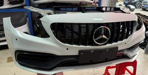 Kit carrosserie avant pour Mercedes-<span class=keywords><strong>AMG</strong></span> <span class=keywords><strong>C63</strong></span> Coupé, <span class=keywords><strong>C63</strong></span> <span class=keywords><strong>S</strong></span>, C43 <span class=keywords><strong>AMG</strong></span>, C300, lèvre avant détachable / pare-chocs, neuf ou d'occasion - Product Image 3