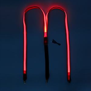 Nouvelle Mode Hommes Femmes LED Bretelles Lumineuses Noeud Papillon USB Chargement Flash Bretelles Fête De Mariage Concert Halloween Ensemble Lumineux - Product Image 5