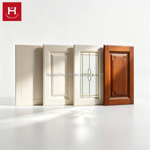 Happy Houses Luxury Customized Solid Wood Kitchen Cabinet <strong>Doors</strong> Arched Cathedral Style Traditional Raised Panel Villa Projects - Product Image 5
