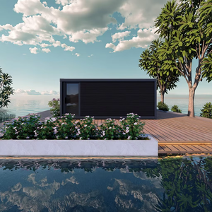 20ft Versand container haus Modifiziert mit Holz innenraum und geräumigem Layout Modularer Fertighaus-Büro container 2 Etagen - Product Image 1