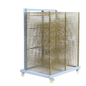 Art Drying Rack Screen Drying Rack Screen Printing Drying Shelf Movable Paint Drying Tool (50-Layer)