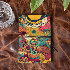 Cuaderno A6 Retro de Uso Múltiple, Acompañante de Estudio <span class=keywords><strong>para</strong></span> <span class=keywords><strong>Leer</strong></span> Notas, Asignaciones Universitarias, Guías de Revisión con W, 1 Unidad - Product Image 3