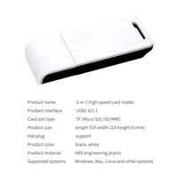 Lector de Tarjetas SD USB 2.0, Adaptador de Lector de Tarjetas Micro SD y TF al por Mayor para PC y Laptop