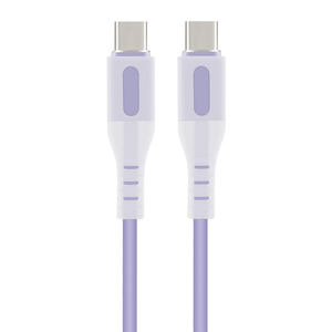 Cable de Carga Rápida DM de 65 W, Tipo <span class=keywords><strong>C</strong></span> a Tipo <span class=keywords><strong>C</strong></span>, SL026 con Revestimiento de PVC para Computadora, en Existencia - Product Image 3