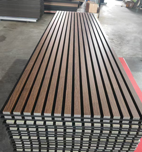 Amerikan otantik lüks Slat paneli: Modern tasarlanmış 3D Model Premium akustik duvar paneli Polyester ses emici paneller - Product Image 3