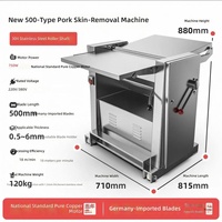 Machine automatique à trancher la viande, trancheuse longue pour peau de porc / machine à peler la peau de porc, machine à découper la viande de bœuf