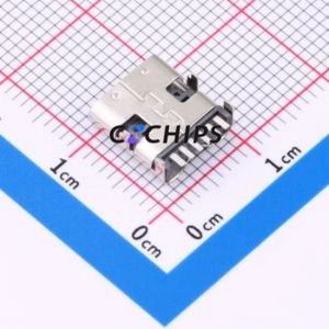 HX TYPE-C 6P L9.4 USB <b>Connector</b> SMD <b>Connector</b> ( <b>Connector</b> Type: Type-C )( Gender: Female )( Mounting Type: Horizontal Mount ) - Product Image 2