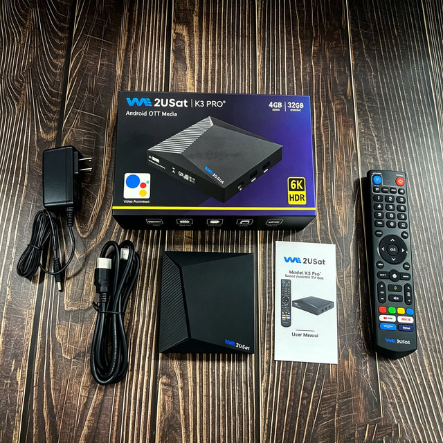 Cheap Price Free We2USat K3 PRO+ Android 12.0 TV Box H618 4G 32G 4K HD Media Player Wifi6 1000M LAN BT5.0 Vseebox Smart Home