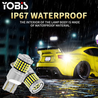 Ampoules LED de clignotants de voiture YOBIS super lumineuses 12-24V 1156 1157 7743 T20 BA15S Canbus 2016 87smd Accessoires d'éclairage automobile