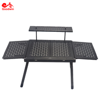 Table de pique-nique multifonctionnelle d'extérieur en aluminium léger personnalisé Table de camping pliante et extensible Table de camp IGT