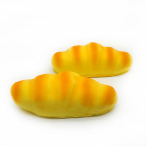 Jouets en PU à rebond lent en forme de pain et de gâteaux artificiels, jouets à presser souples pour la décoration de cuisine et de pâtisserie - Unisexe, à partir de 5 ans - Product Image 3