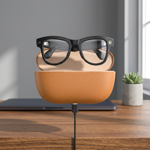 Lunettes Intelligentes 1080P Double Caméra Monture Métallique Assistant IA Contrôle par Application HeyCyan IP67 Chargement Magnétique Stabilisation d'Image - Product Image 2