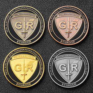 热销金银铜多色锌合金压铸挑战硬币搪瓷金属硬币 - Product Image 1