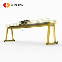 Grue portique sur rail robuste pour extérieur, type MG à double poutre, capacités 50t, 100t, 200t, 400t, 500t