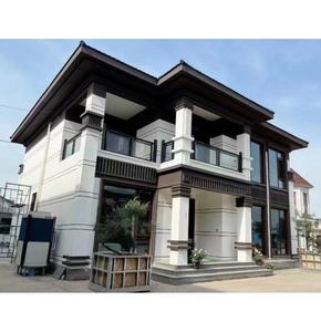 แผนออกแบบบ้านวิลล่าสุดหรูพร้อมไฟเหล็ก500m2ทันสมัยและการก่อสร้างเหล็กทนทาน - Product Image 6