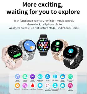 Reloj Inteligente OLED para Mujer con Auriculares 2 en 1, Auriculares HIFI y Monitor de Actividad Física, Monitor de Ritmo Cardíaco, Auriculares BT TWS, Reloj Inteligente - Product Image 4