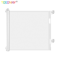 Barrière de sécurité pour bébé, porte de sécurité, clôture de sécurité pour bébé, barrière de sécurité pour bébé facile à franchir, barrière de sécurité rétractable en maille pour bébé, barrière de sécurité rétractable pour bébé