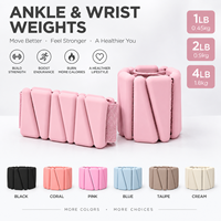 Haltères triangulaires de musculation COMANA de haute qualité 2LB 4LB avec bracelet réglable en velcro pour le poignet