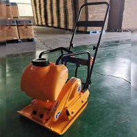 Compacteur à plaques vibrantes électrique avec moteur de 6,5 CV, puissance de 5,5 kW, haute efficacité pour le compactage du gravier et du sol