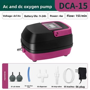 Jebao Jecod DCA haute puissance AC/DC Oxygène pour ménage extérieur double usage Koi Aquatic Seafood Fishing Aquarium Air Pump - Product Image 6