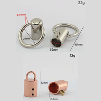 ALALAMU Embouts de cordon en alliage de zinc durables, connecteurs de sac en métal, accessoires de bricolage pour fournitures de quincaillerie en gros