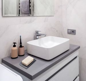 Support à savon extensible pour salle de bain, installation sans perçage, facile à nettoyer, pour garder les savons au sec - Product Image 4